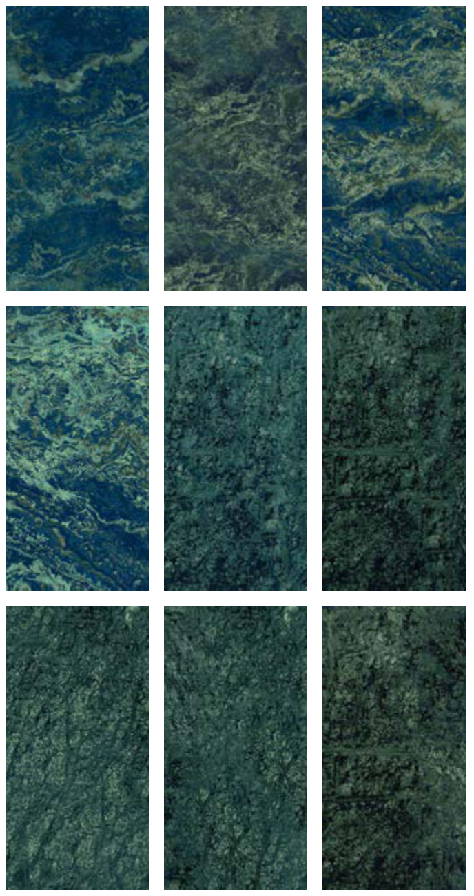 אריח פורצלן לבריכה Mix9 Verde 33*66*1