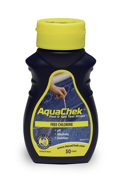 ערכת בדיקה AQUACHEK ארה"ב לבריכה (50 יח')